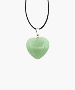 Anhänger Herz groß aus Aventurin grün