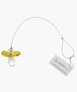 Crystal Schutzengel gelb